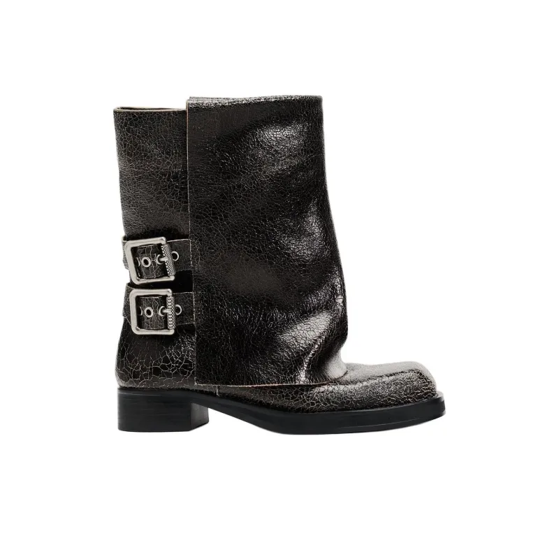ZARA Ankle Boots 4cm Women's Brown-1