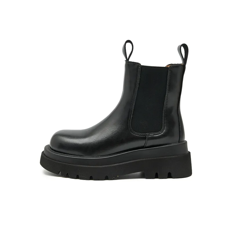 WESTLINK 14cm Chelsea Boots 6cm Women's Black-0