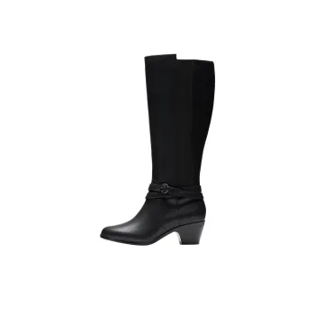 Clarks Emily2 Dream Knee-high Boots Unisex Black