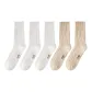 3 White+2 Cotton Natural[5 Pack]