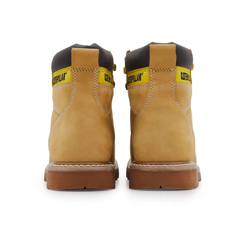 CAT Second Shift Short Martin Boot Unisex Yellow-3