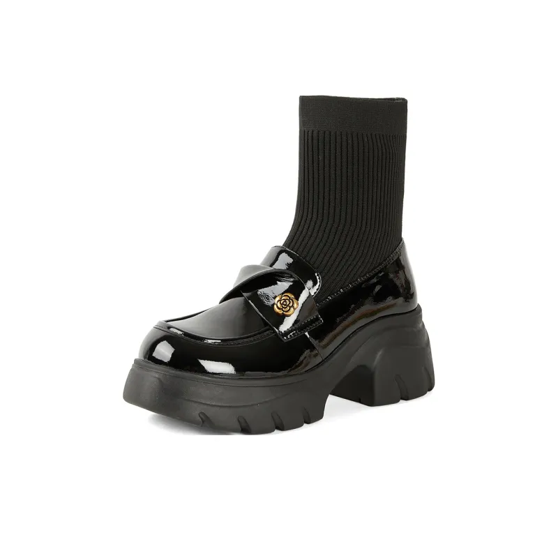 PT'SON Ankle Boots Women's Slim Boots-0