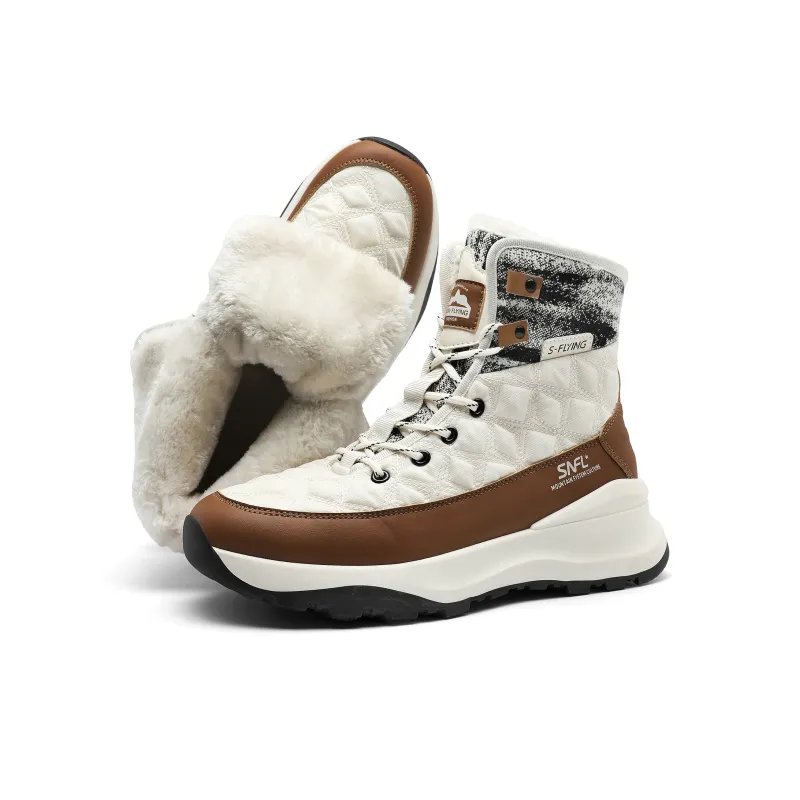 SNOW FLYING Short Snow Boots Unisex-34
