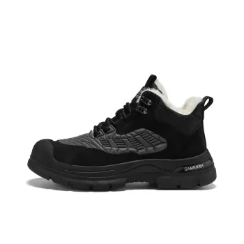 Bull charm Snow Boots Men Black Gray/Black Green