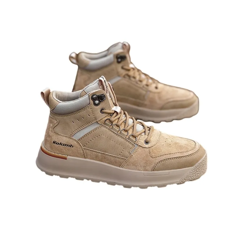 Kolumb Ankle Boots Men Gray/Light Sand/Wheat-12