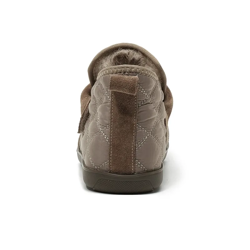OULISASI Warm Short Snow Boots Women's-8