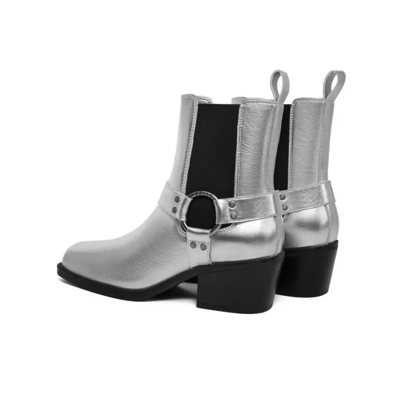 BELLE Short Chelsea Boots 5.5cm Women's-3
