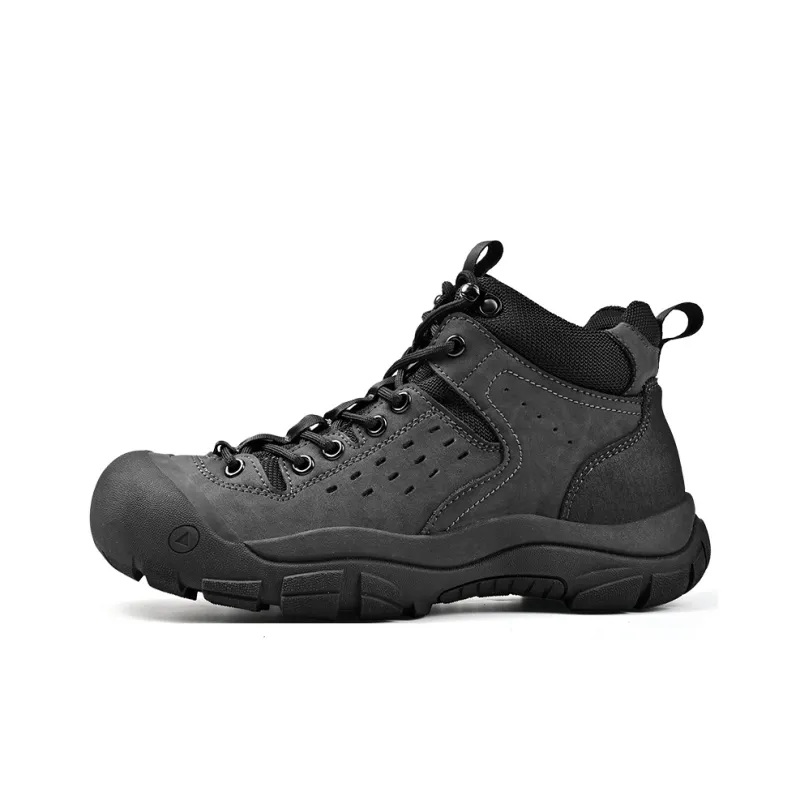 TOMAY Non slip Wear resistant Shock Absorption Short Outdoor Boots Men's-3