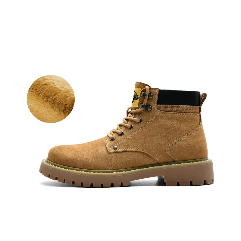 HLA Wear-Resistant Short Outdoor Boots 3.5cm Men's-15