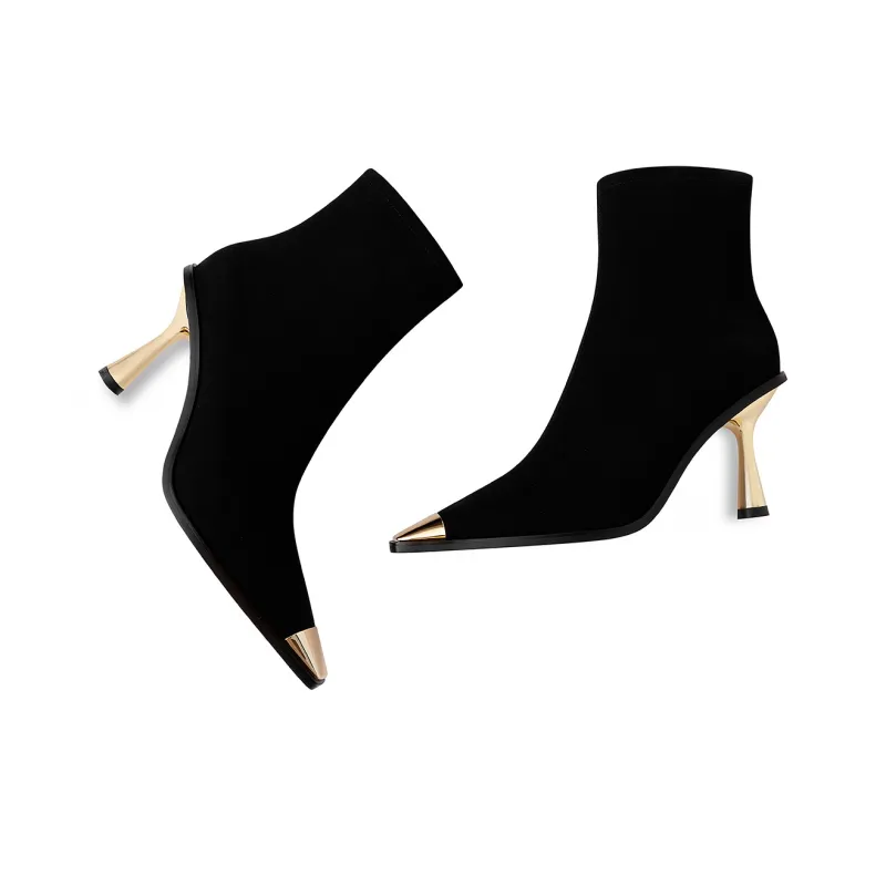 Hoov Ankle Boots Women's Army Green/Elegant Black-3