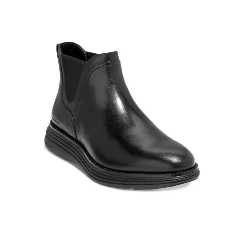 COLE HAAN Short Chelsea Boots Men's Black-2