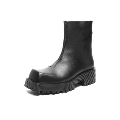 WEISHIBANGWEI Ankle Boots Men's Black