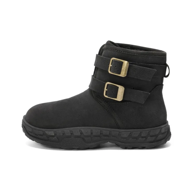 BELLE Abrasion-Resistant Slip-Resistant 12cm Snow Boots Women's-0