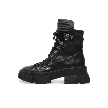 STEVE MADDEN Martin Boots Women's Black