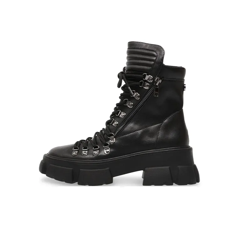STEVE MADDEN Martin Boots Women's Black-0