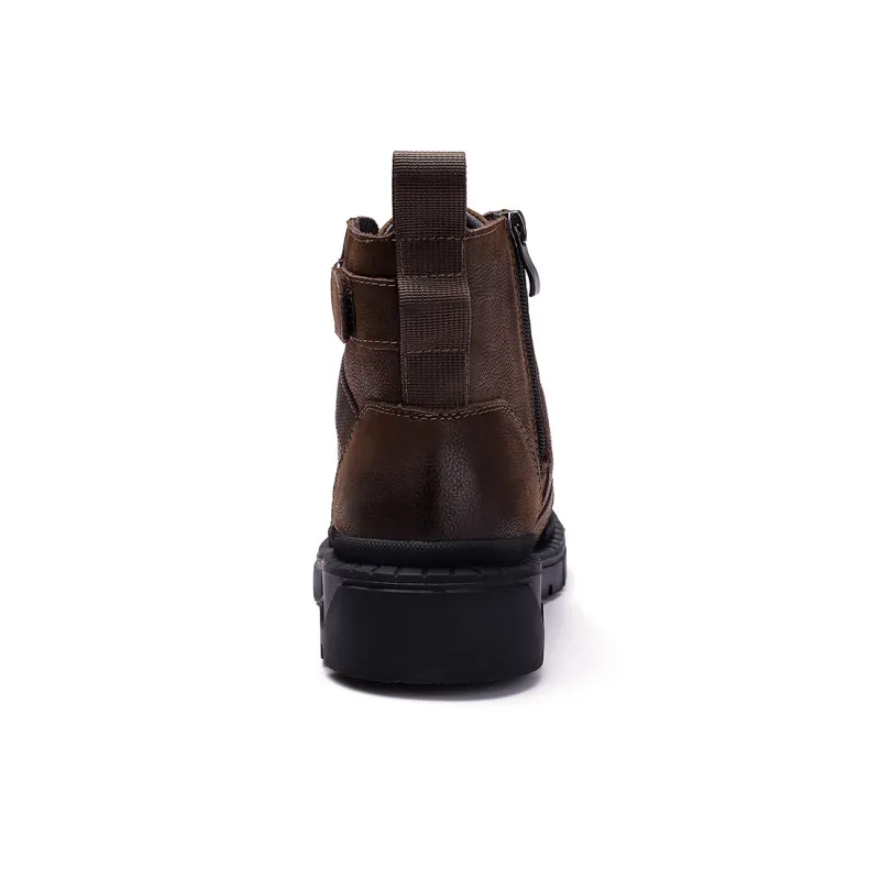 Strongman 3515 Spring And Fall Martin Boots Men's British Style Leather Work Boots For Men-8