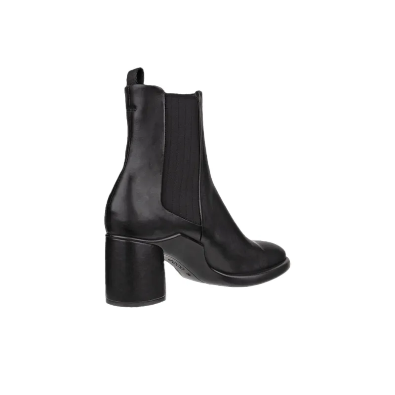 Ecco Short Chelsea Boots Women's Black-4