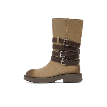 EBLAN Ankle Boots Women's Khaki