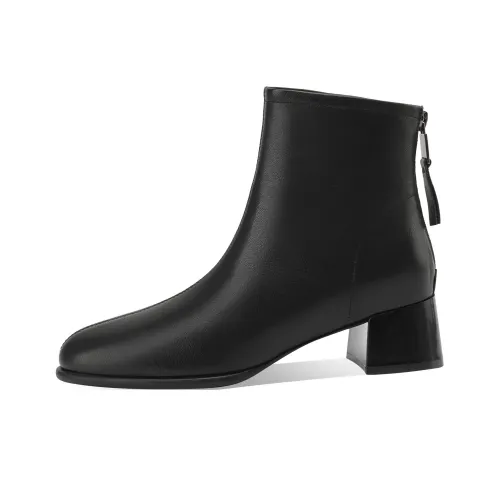 BOERDIQI Ankle Boots 4cm Women's Black