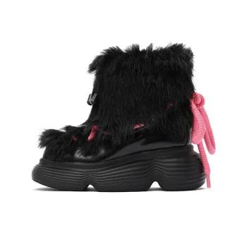 DAPHNE LAB Lollipop Series Short Snow Boots 7cm Women's