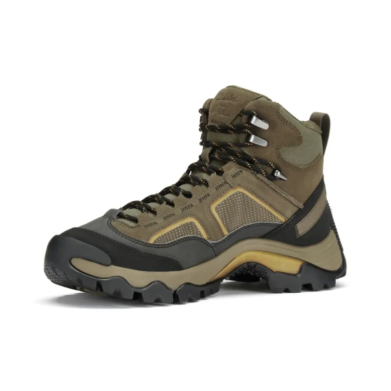 Clarks City Outdoor Collection Water Resistant Wear Resistant Cushioning Short Mid Calf Outdoor Boots Men's Green-1