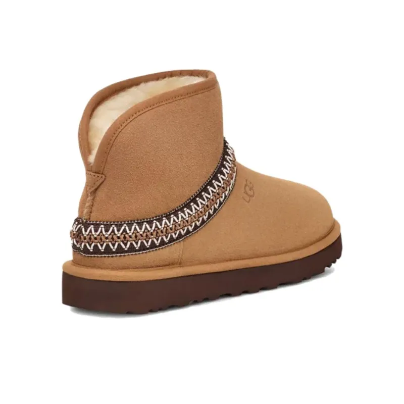 UGG Classic Mini Crescent 'Chestnut' Women's-2