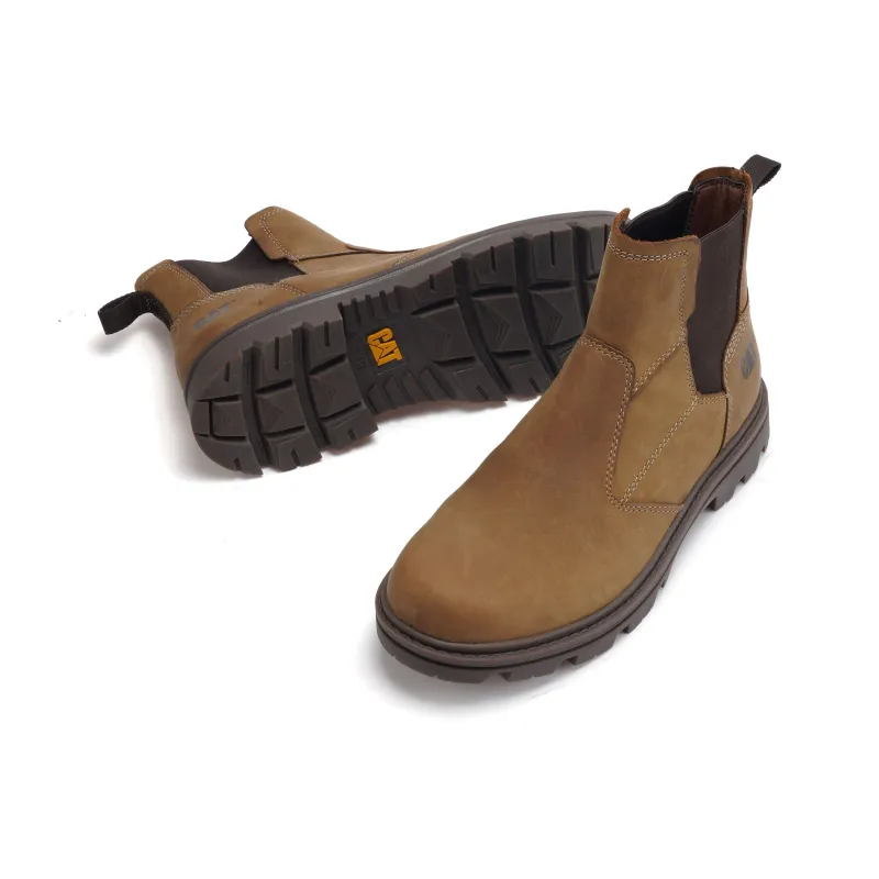 CAT Practitioner Short Chelsea Boots Men's Brown-2