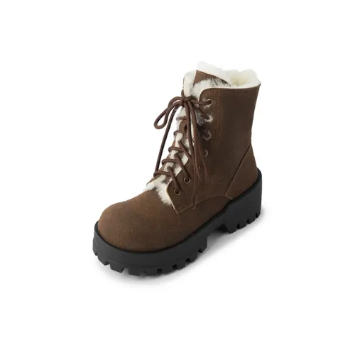 XIAOAJUE Short Martin Boot Women's