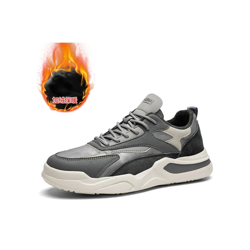 Desert Ram Cushioned Slip-Resistant Lightweight Height Increasing Warm Low-Top Casual Shoes Men's-9