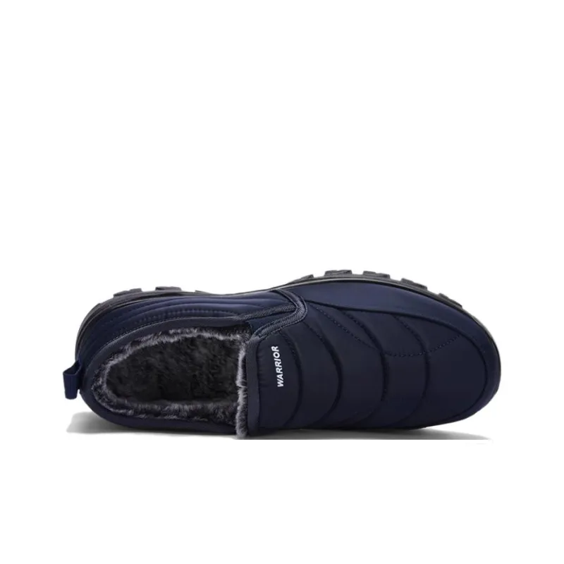 Warrior Durable Warm Ankle Length Snow Boots Men's Navy Blue-3