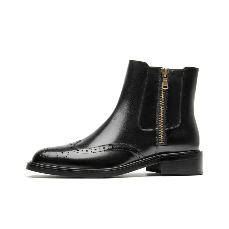 Beau Today Soft-Soled Buffalo Leather Chelsea Boots 3.6cm Women's-13