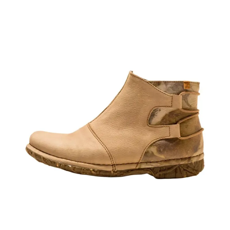El Naturalista ANGKOR Ankle Boots 2cm Women's Light Brown-0