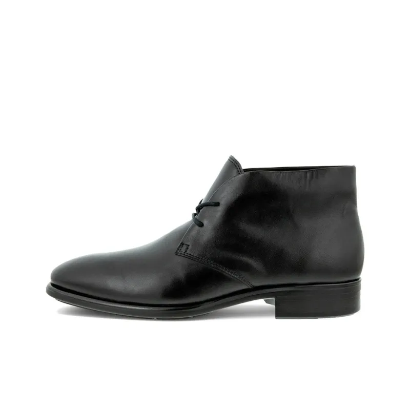 Ecco Ankle Boots Men Low Top Black-0