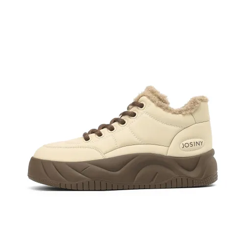 JOSINY Casual Insulated Shoes Warm Wear-Resistant Cushioning Slip-Resistant Snow Boots Women's