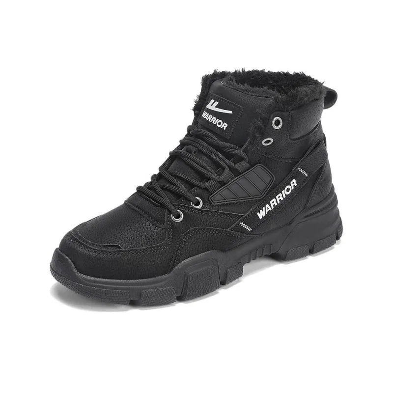 Warrior Short Snow Boots Men's Black-1