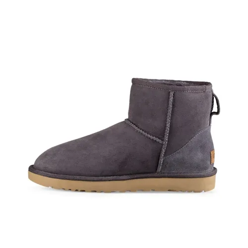 UGG Classic Mini Ii Short Boots 2.0 Fleece Lined Purple Gray Women's