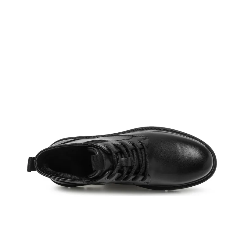 Shu Family Short Martin Boot Men's Black-1