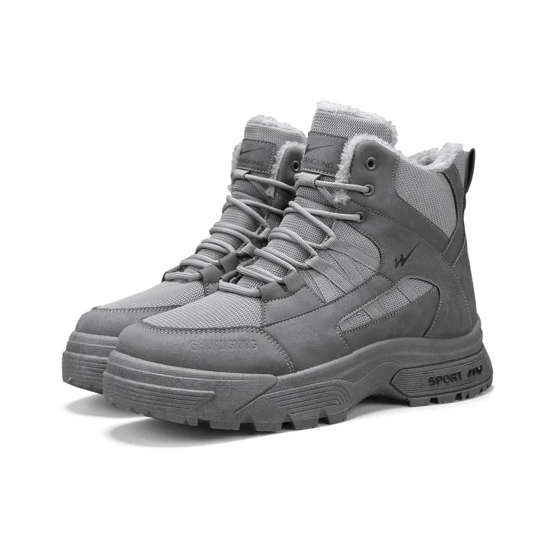 Binary Short Martin Boot Men's Gray-3