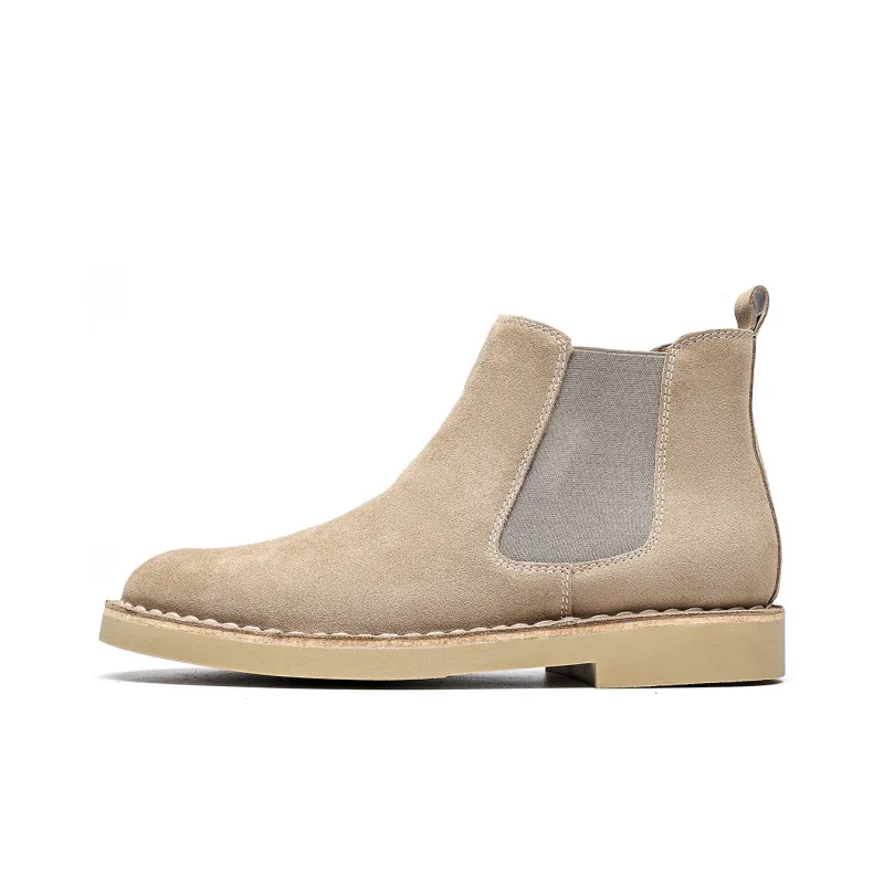 C°BANNER Short Chelsea Boots Men's Apricot-0