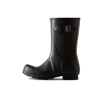 HUNTER Waterproof And Slip Resistant Rain Boots Men's Black