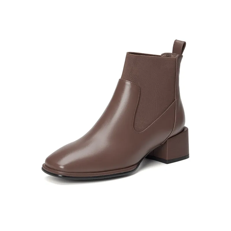 DG Ankle Boots Women's Black/Brown-1