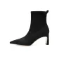 Black[7.5cm Chunky Heel Style]