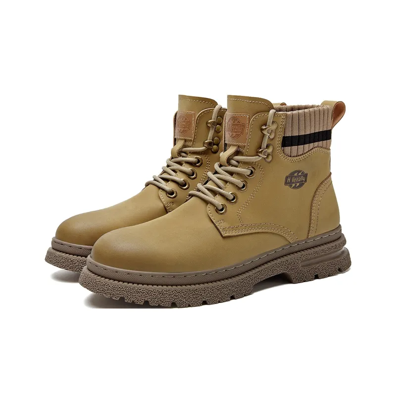 HLA Short Outdoor Boots 4.5cm Men's-1