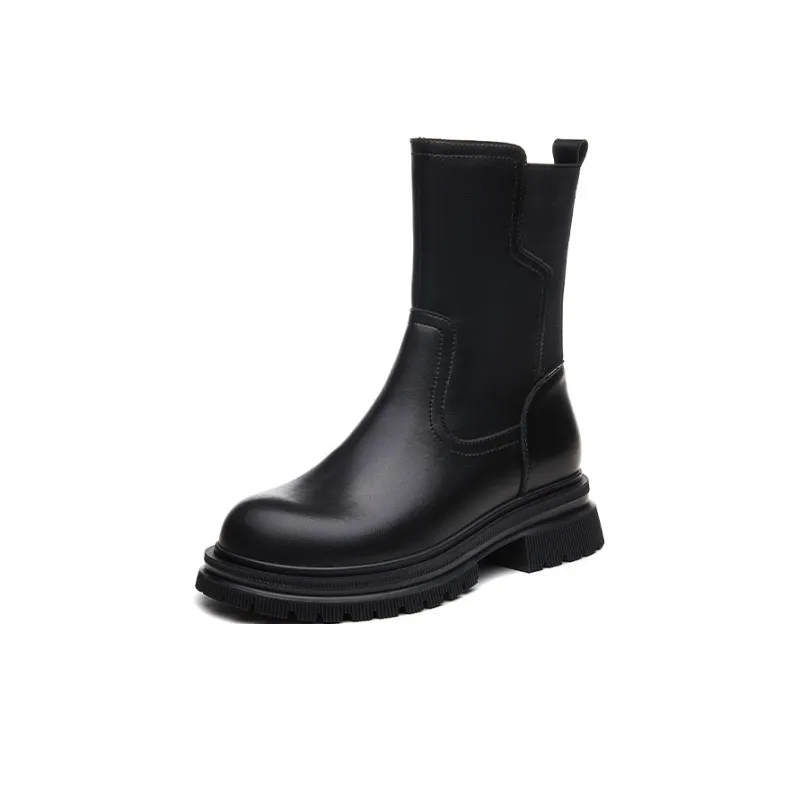 ACESC Short Chelsea Boots 4.7cm Women's Black-1