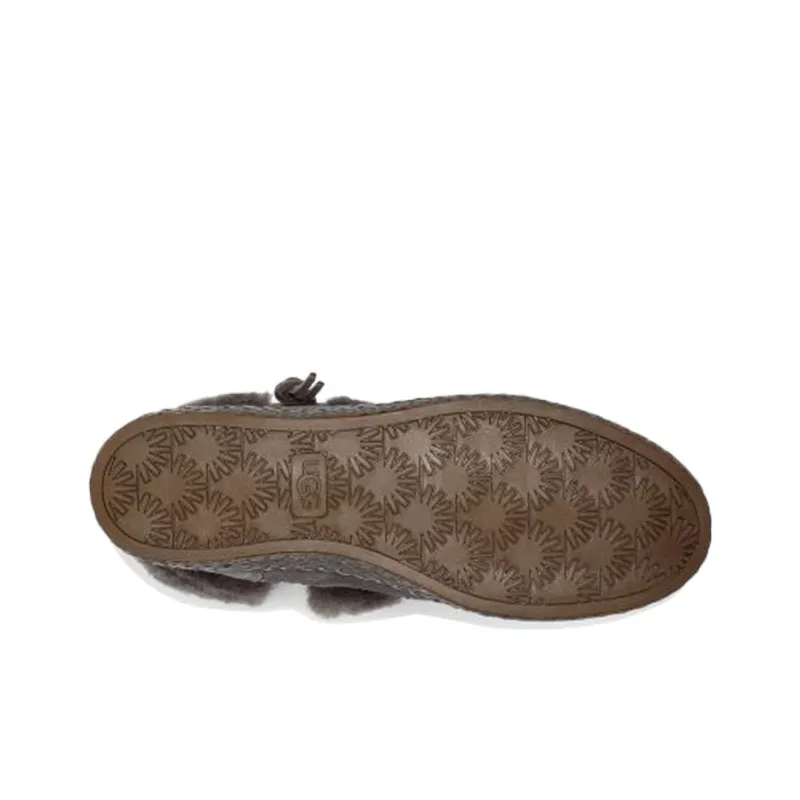 UGG Elowen Fleece Lined Snow Boots Gray Women's-5