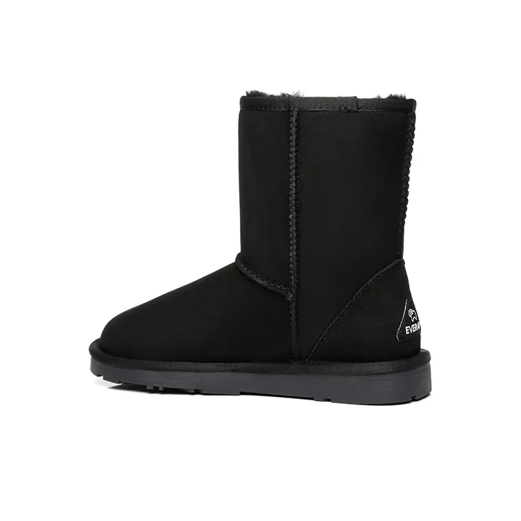 EVERAU Snow Boots Unisex Solid Color-2