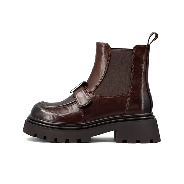 ZSBELLA Ankle Boots Women's Black/Brown-6