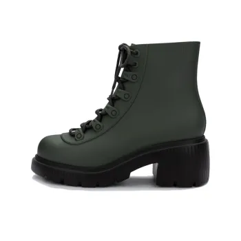 MELISSA Ankle Boots Martin Boots Women's Green Beige Burgundy