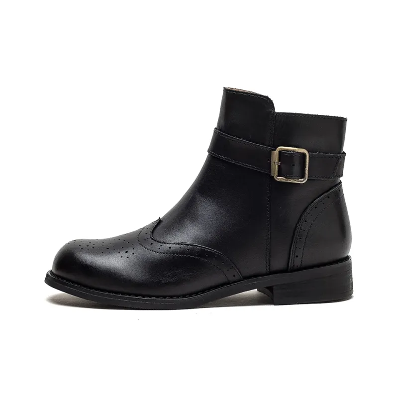 Jay Ankle Boots Women's Brown/Black-4