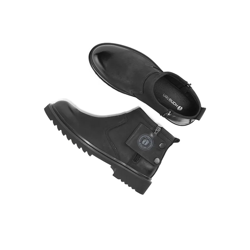 HANG TEN Ankle Boots Men Sub Sauce Black/Cambridge Brown/-5